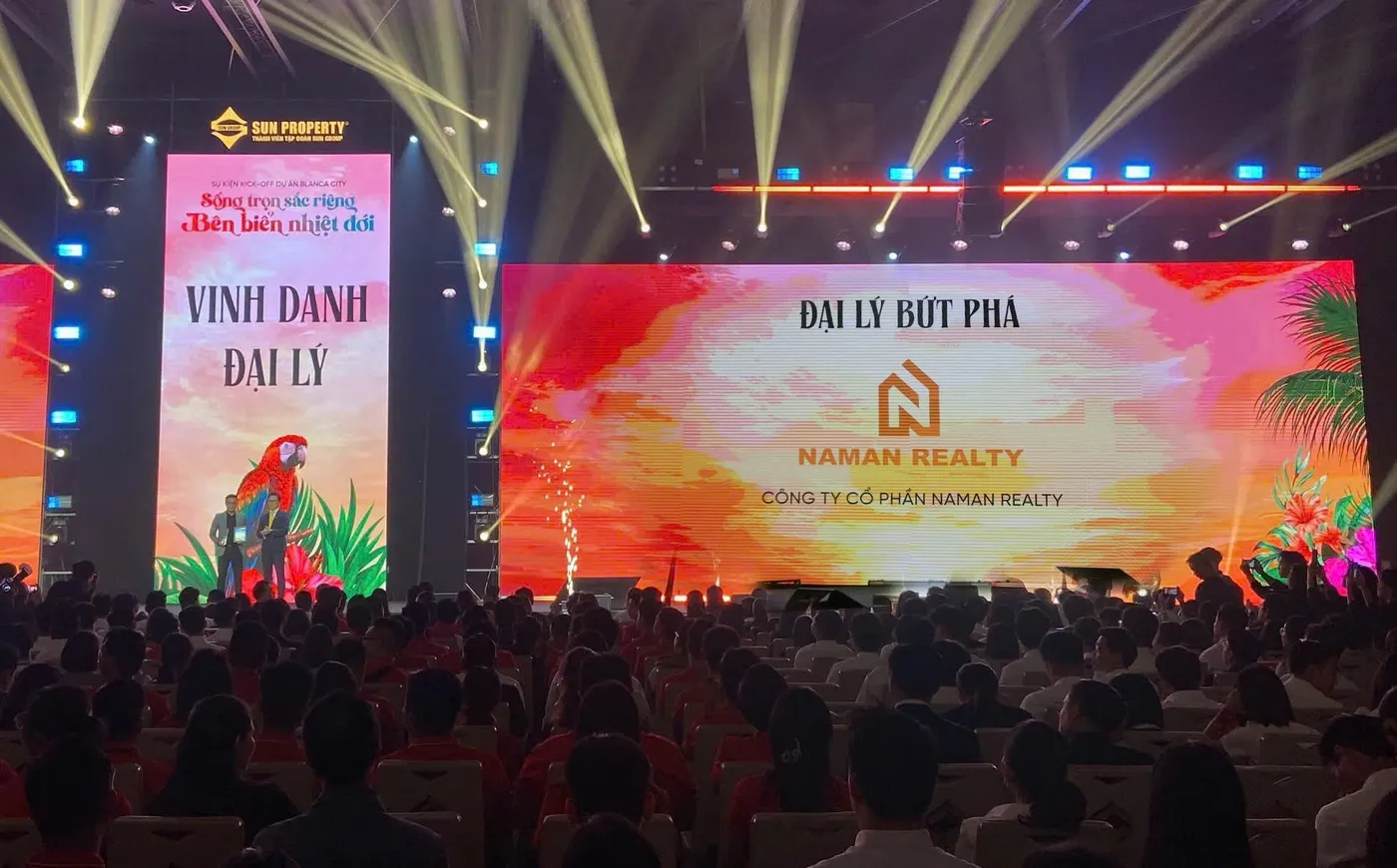 Sun Property vinh danh NamAn Realty là Đại lý Bứt Phá tại sự kiện kick-off Beachtro Tower