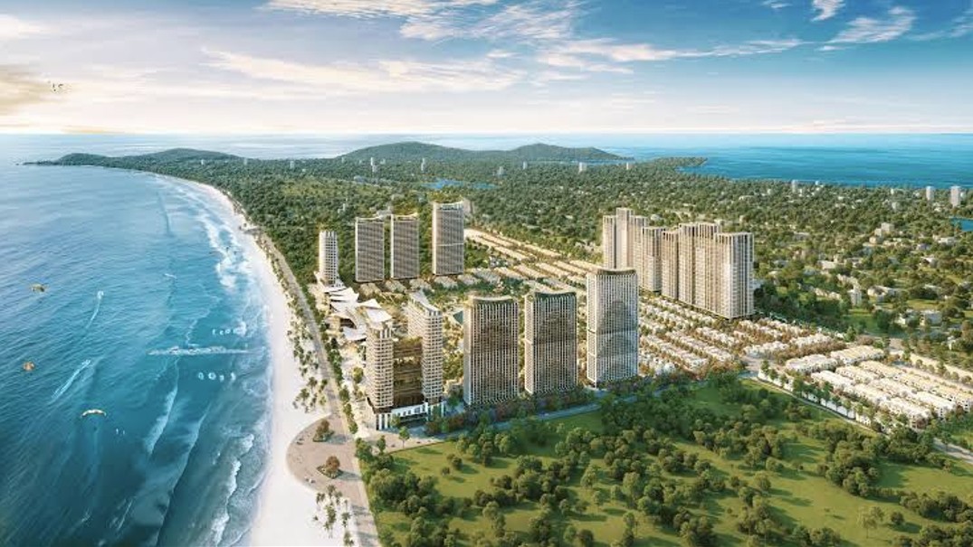 Phối cảnh Blanca City Vũng Tàu - đại đô thị biển Sun Group mặt tiền biển
